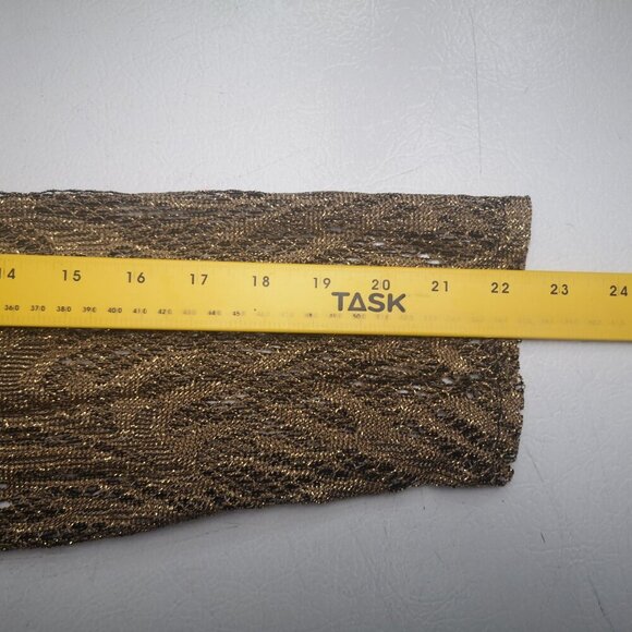 Vintage Tradition Ladies Size 16 Gold & Black Made in Canada Button Front Tunic - Picture 8 of 9